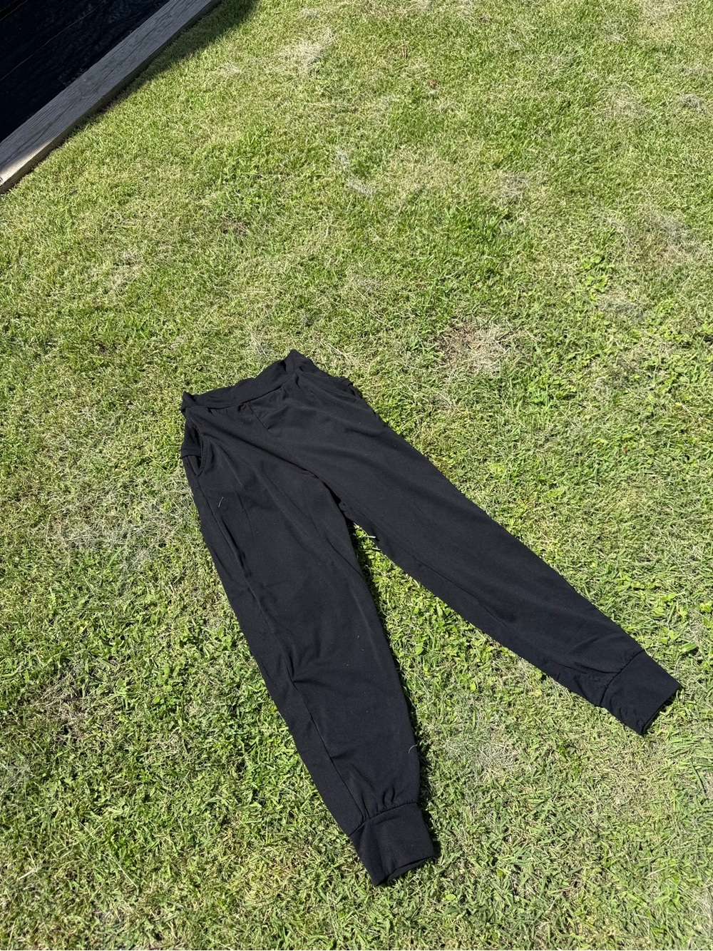 NAMASTETICS Women’s Black Jogger Pants with Pockets